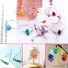 Förvaringspåsar 400 st Crystal Gemstones Pärlor för smycken Ring Making Stone Chip Earring and Armband