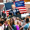 3x5ft Trump Flags 2024 Trump 2024 Başkanlık Seçimleri Pirinç Gromets ile Donald Bayrağı Geri Döneceğim 150CMX90CM 0417