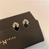 Stud Earrings 1/3/5PAIRS Elegant Not Easily Allergic Square Jewelry Products Black Comfortable To Wear Alloy