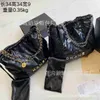 Axelväskor saker säckar xiaoxiangfeng kvinnors väska enkel axelkedja silver metall skräp stor storlek 2023 H240417