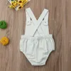 Hurtownia Baby Romper Born Baby Girl Boy Letni ubrania SumpSule bez rękawów dziecięcych Toddler Playsuit One Piece 240417