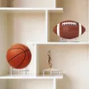 Plaques décoratives 1pcs Sold de support de balle en acrylique Salle de stockage d'équipement de sport pour football Volleyball Soccer Bowling