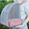 Składany plecak dla plecaka dla małego psa plecaka z plecakiem wentylacyjnym torba oddychająca do podróży na świeżym powietrzu 240409
