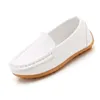 Fashion Fashion for Children Casual comodo PU Slip on Shoes Boys Girls Kids Candy 10 Colori Mocsin Moca