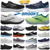 2024 Brooks Running Shoes Women Men Glycerin 20 Designer Sneakers Ghost 15 Hyperion Tempo Triple Black White Navy Blue Gray Mens Womens Outdoor Sports Trainers