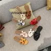 Home dames oran paris flat sandals lederen slippers ontwerper slipper dames plat oran sandalen lederen strandschoenen strand zomer l met logo f0o3