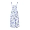 Grundläggande avslappnade klänningar inspirerade bältet arbete Floral Print Mini Dress for Women Asymmetric Ruffled Y Party Puff Sleeve Summer 210412 Drop Otntf