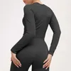 Women's Tracksuits Fitness Yoga Set Sports Seamless Sportswear Crop Top Long Sleeve Leggings Shorts Suit Workout Gym Women Outfit Clothes 2/3/5 PcsL2403