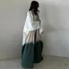Ubranie etniczne Niezwykłe Abayas dla kobiet Eid Ramadan Muzułmańska sukienka Maxi Kimono Cardigan Turkey Srain