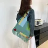 TOTES FEMMES SAGLE SAGLE FASEALBE TRICHET DE COULEUR COLOGE COULOR CLACH TASSEL FEMME FEMME NOUVOIPE FEMME POUR VOYAGE DE BUREAUX