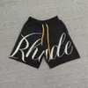Rhude Trendy American Style Sportting Sports Trend Trend Summer Mens Five Points Shorts Sports Haute Couture Pants