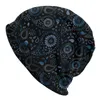 Berretti di cappelli sottili in cofano bohemian paisley uomini sfumature femminili di blu su berretti hip hop berretto berretto berretti tappi per berretti