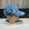 Cappello per design europeo di designer di Pras tinti P Nuovo Denim Tanning Versatile Coppia UNISEX Coppia unSex Cappello da baseball XAGS