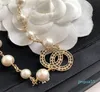 design necklace womenSmall fragrant pearl inlaid with diamond sweet and lovely temperament necklace net red versatile6903489