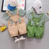 Kleidungsstücke setzt Sommerkinder-Overalls dreidimensionaler Elefantenstreifen aus Kurzärärmeln