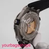 AP Titanium Wots Watch Royal Oak Offshore 15710st Men's Sports Watch Steel Automatic Mechanical Swiss hizo un diámetro de reloj deportivo de lujo 42 mm