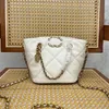 Цепная сумка дизайнерская сумка для плеча классическая роскошная сумочка сцепление женская мода Клетчатая линия двойная буква сплошная ягма