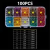 New 100pcs Car Fuses Standard 2A 3A 5A 7.5A 10A 15A 20A 25A 30A 35A Amp Blade Type Truck Fuse Set with Clip and Box to Assortment