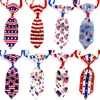 Hundekleidung 50pcs Haustiersternstil versorgt Amerikaner Independence Day kleine Katzenzubehör Bug Krawatten Bögen