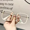 Sunglasses 2024 Trends Office Anti Blue Light Oversized Glasses Computer Women Blocking Gaming Big Size Men Eyeglasses Frame