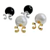 Boutique Pearl Ear Stud Designer Boucles d'oreilles Charmes Design pour femmes Cadeaux Boucles d'oreilles Elegant Luxury Bijoux Boucons d'oreilles d'anniversaire