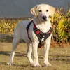 Регулируемая жгут собак с размышлением о безопасности, обучающаяся на грудном жилете, ведет воротник для французских бульдог домашних животных, аксессуары для собак 240417