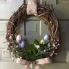 Decorative Flowers Rattan Wreath Garland Hoops DIY Supplies Frames Circles Making Flower Wreaths Front Door Christmas