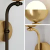 Wall Lamps Modern Copper Lamp Indoor Minimalist Ambient Light Porch Sconce Aisle Living Room Background Bedside Stair