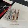 High End designer bangles for carter Seiko Full Sky Star Couple Rose Gold Bracelet for Men and Women Style Wide and Narrow Diamond Bracelet Original 1:1 With Real Logo