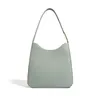 Shoulder Bags 2024 Lady Genuine Leather Underarm Bag Retro Classic Simple Solid Color Women Commute Handbags 5 Colors