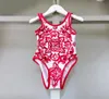 2024 Summer Girls Swimsuit One Piece купальник цветочный леопардовый печать купальники для детей летние бикини купание костюмы