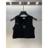 مصمم Tshirt tshirts نساء الحياكة Tank Top Designer Vest Vest Seriless