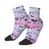 Heren Sokken Bats Kawaii School Cartoon Patroon