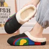 Slippers Men Slipper Winter Cotton Casal de algodão interno Casual Sapatos Casual Man Man Eva Slide