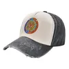 Caps de bola Aztec Sun Stone - Night and Day Baseball Cap Capuz de streetwear personalizado Chapé