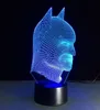 Cool Christmas Gifts Batman vs Superman 3D Acrylic LED Lantern Night Light Touch Desk Table Lamp Glow in the Dark Action Figure To9330134