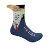 Party Favor 2024 Trump Socks Blow Up Fashion Funny Men's and Women's Air Breathing Socks Send Small Comb Trump Hair Socks gifts LT923