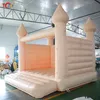 10 / 13ft House de rebond blanc gonflable extérieur PVC Château gonflable / Moon Bounce House / Bridal Bounce House avec souffleur d'air