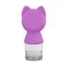 2024 Bottle Cartoon Cute Portable Silicone Refillable Tom Travel Packing Press för Lotion Shampoo Cosmetic Squeeze Containers för silikon