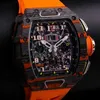 Mechanical Automatic Watches Swiss Famous Wristwatches Watch Men's Watch Rm 11-03 Ntpt Orange HBNC