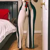 Femmes Skinny Striped Colorblock Lace Up Cutout Bandeau Jumps Cuit Summer Sexy Sexe Raiper Jumps Cuit 240417