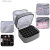 Cosmetic Bags Nail Polish Storage Bag Essential Oil Bag Portable Cosmetic Nail Care Kit Nail Care Tool Storage Box Double Layer 30 Compartment L410