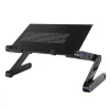 Lapdessks 노트북 테이블 스탠드 조절 가능한 접이식 인체 공학 디자인 Lapdesk 침대 소파 데스크를위한 Ultrabook 노트북 태블릿 마우스 패드