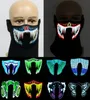 Halloween DJ Music Led Mask Mask Sound Maschera LED Activ Activing Mask per ballare la serata di pattinaggio Masquerade Ship3983481