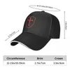 Ballkappen Knights Templer Baseball Cap Crusader Logo Kpop Atmungsaktiv