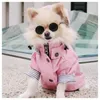 Vêtements pour chien vêtements de mode dogface windbreaker arc