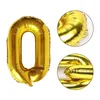 Décoration de fête 30pcs 32 pouces Gold Chain Balloons Jumbo Ballons pour les décorations d'anniversaire des années 80 90