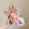 Zapatos informales de moda plataforma para mujeres de verano zapatillas de deporte de fondo grueso Mesh transpirable 7.5 cm de tacón de alto tacón