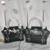 Designer Bags Lady Patent Leather Saturn Logo Handväskor Multi Crocs Crocodile Betty Mini Crossbody Bag