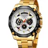 Armbandsur 2024 Classic Fashion Men's Women's Mechanical Watch Multi-Function Timing Automatisk rörelseklocka